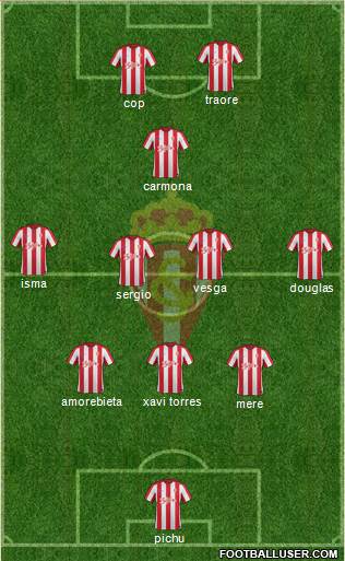 Real Sporting S.A.D. Formation 2017