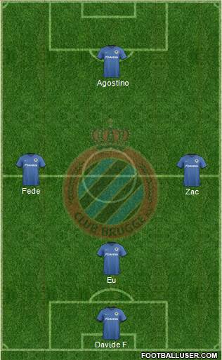 Club Brugge KV Formation 2017