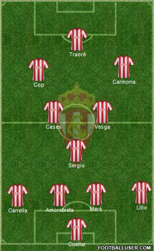 Real Sporting S.A.D. Formation 2017