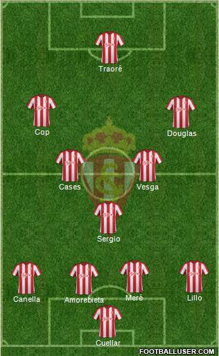 Real Sporting S.A.D. Formation 2017