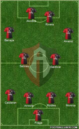 Club Deportivo Atlas Formation 2017