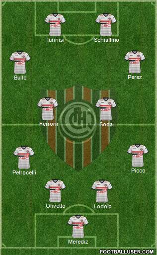 Chacarita Juniors Formation 2017