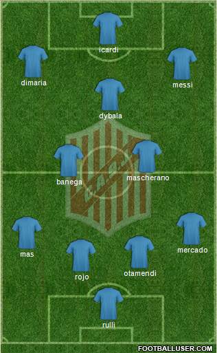 9 de Julio Formation 2017