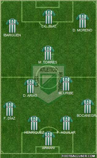 CDC Atlético Nacional Formation 2017