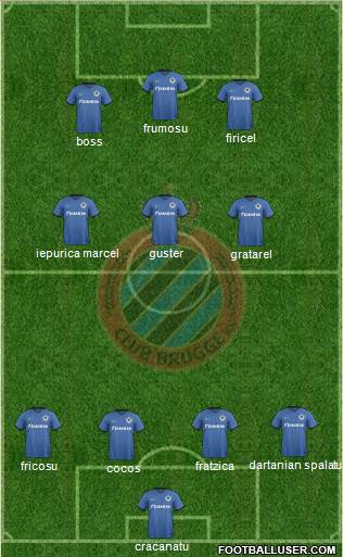 Club Brugge KV Formation 2017