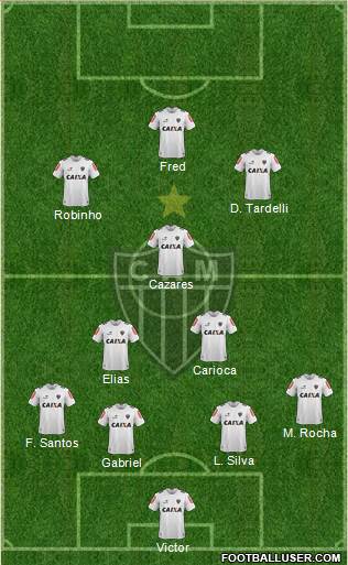 C Atlético Mineiro Formation 2017