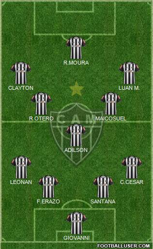 C Atlético Mineiro Formation 2017