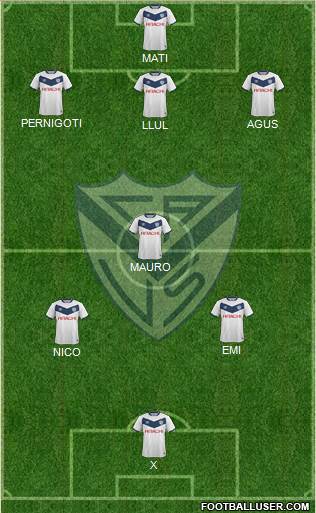 Vélez Sarsfield Formation 2017