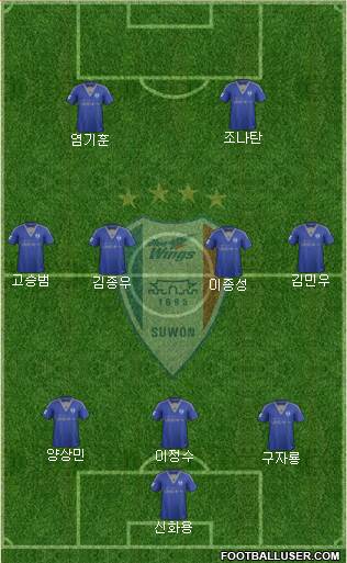 Suwon Samsung Blue Wings Formation 2017