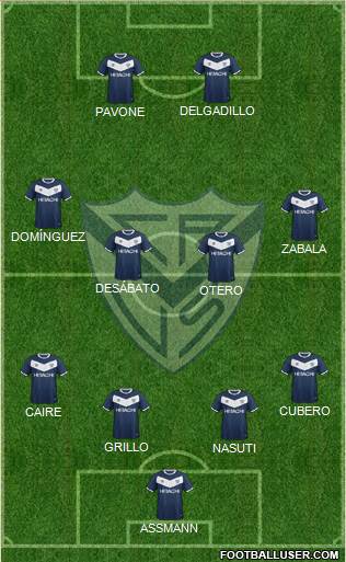 Vélez Sarsfield Formation 2017