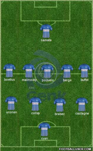 K Racing Club Genk Formation 2017