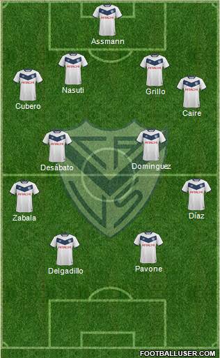 Vélez Sarsfield Formation 2017