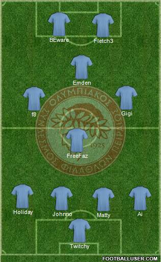 Olympiakos SF Piraeus Formation 2017