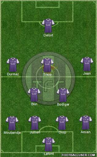 Toulouse Football Club Formation 2017