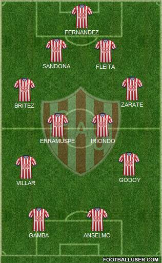 Unión de Santa Fe Formation 2017