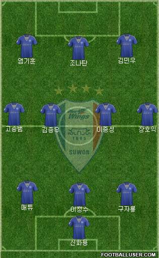 Suwon Samsung Blue Wings Formation 2017