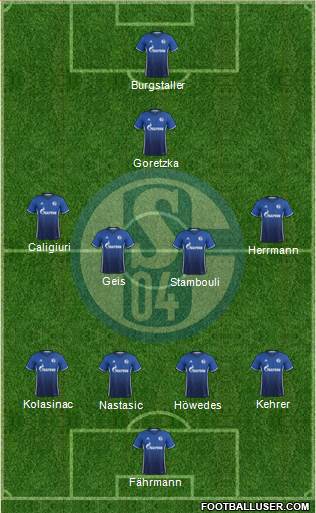 FC Schalke 04 Formation 2017