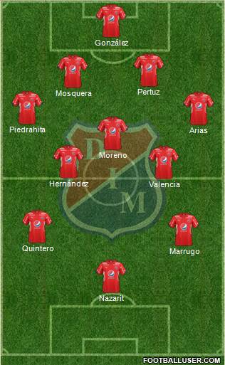 CD Independiente Medellín Formation 2017