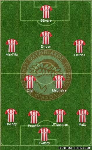 Olympiakos SF Piraeus Formation 2017