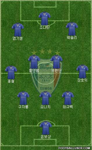 Suwon Samsung Blue Wings Formation 2017