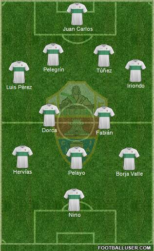 Elche C.F., S.A.D. Formation 2017