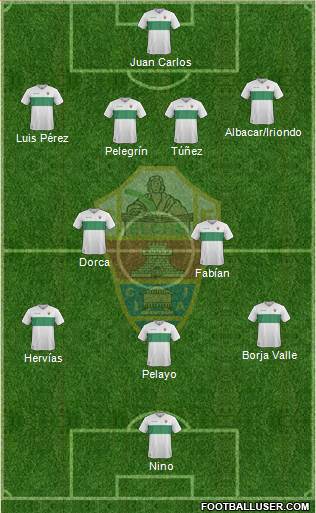 Elche C.F., S.A.D. Formation 2017