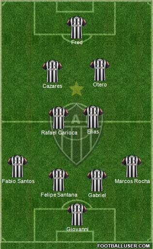 C Atlético Mineiro Formation 2017