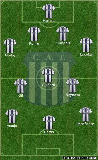 Talleres de Córdoba Formation 2017