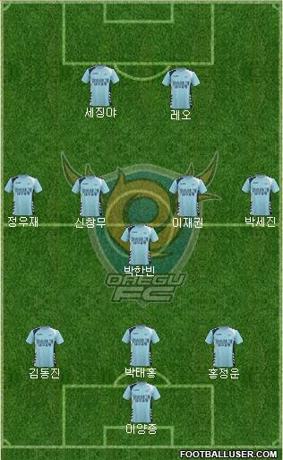 Daegu FC Formation 2017