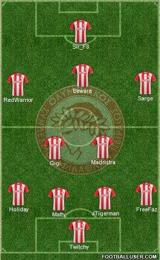 Olympiakos SF Piraeus Formation 2017