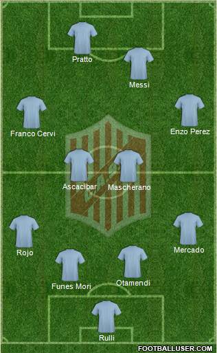 9 de Julio Formation 2017