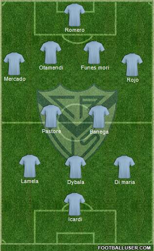 Vélez Sarsfield Formation 2017