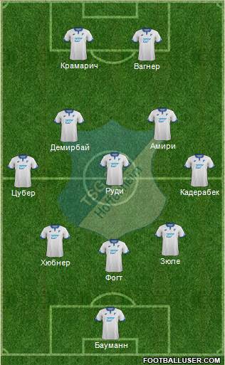 TSG 1899 Hoffenheim Formation 2017