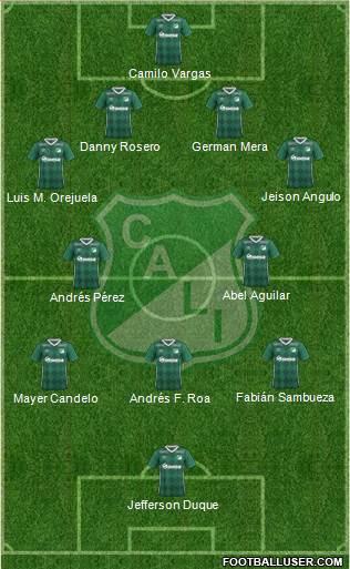 AC Deportivo Cali Formation 2017