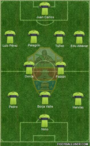 Elche C.F., S.A.D. Formation 2017