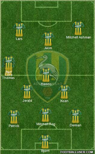 ADO Den Haag Formation 2017