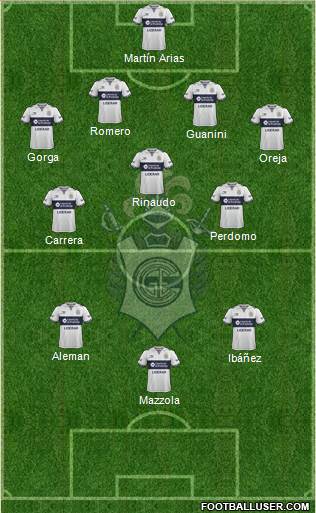 Gimnasia y Esgrima de La Plata Formation 2017