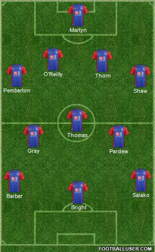 Crystal Palace Formation 2017