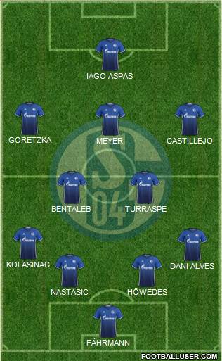 FC Schalke 04 Formation 2017