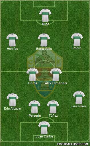 Elche C.F., S.A.D. Formation 2017