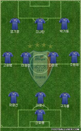 Suwon Samsung Blue Wings Formation 2017