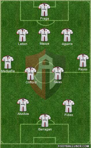 Club Deportivo Atlas Formation 2017