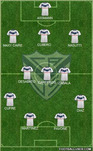 Vélez Sarsfield Formation 2017