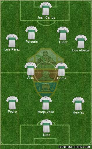 Elche C.F., S.A.D. Formation 2017