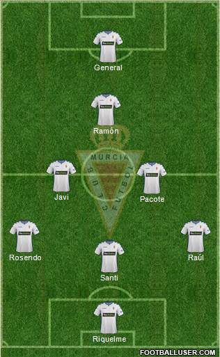 Real Murcia C.F., S.A.D. Formation 2017