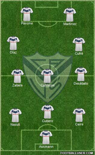 Vélez Sarsfield Formation 2017