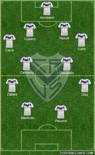 Vélez Sarsfield Formation 2017