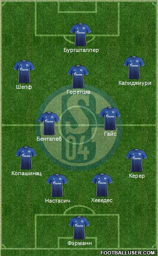 FC Schalke 04 Formation 2017