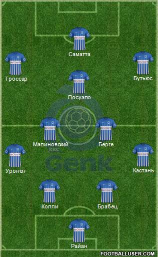 K Racing Club Genk Formation 2017