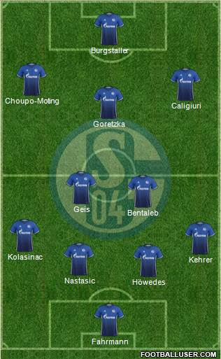 FC Schalke 04 Formation 2017